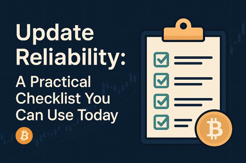 Update reliability: a practical checklist you can use today