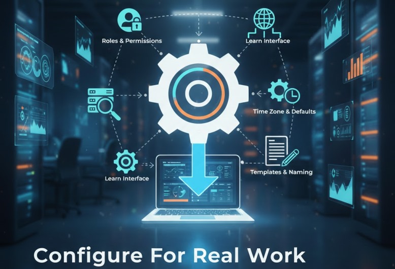 Configure for real work