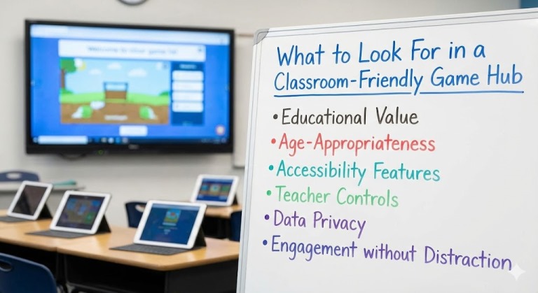What to Look For in a Classroom-Friendly Game Hub