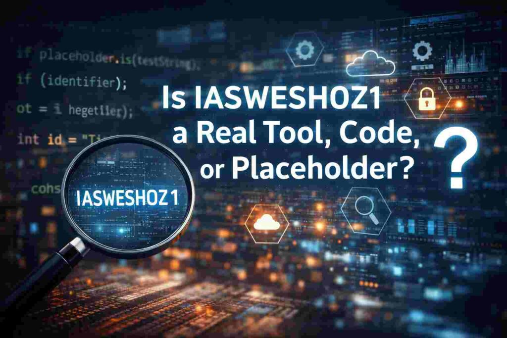 Is Iasweshoz1 a Real Tool, Code, or Placeholder